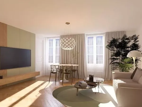 2 Pièces petit immeuble restant