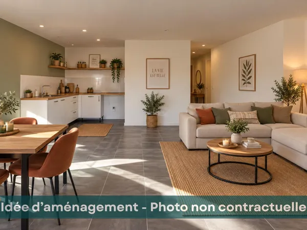 Appartement 4 pièces - 3 chambres - belle vue