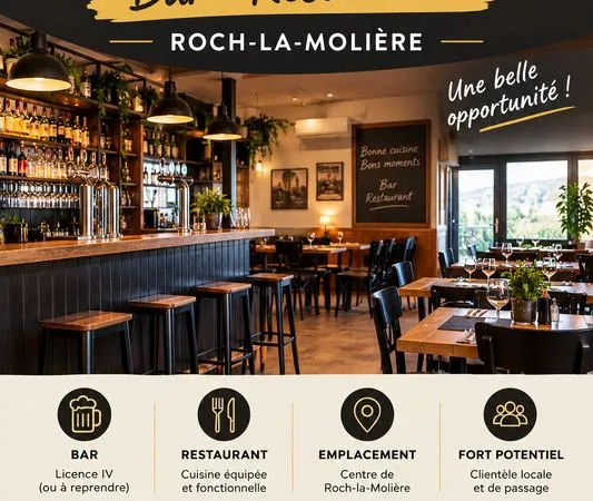 Fond de commerce bar restaurant