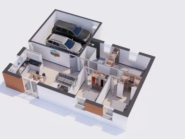 Maison neuve 5 pièces 71 m²