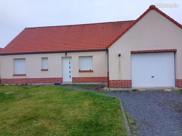 Maison a louer rancourt 80360