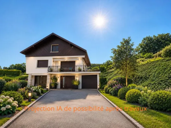 Opportunité rare maison implantée sur un terrain de 2 400 m² constructible