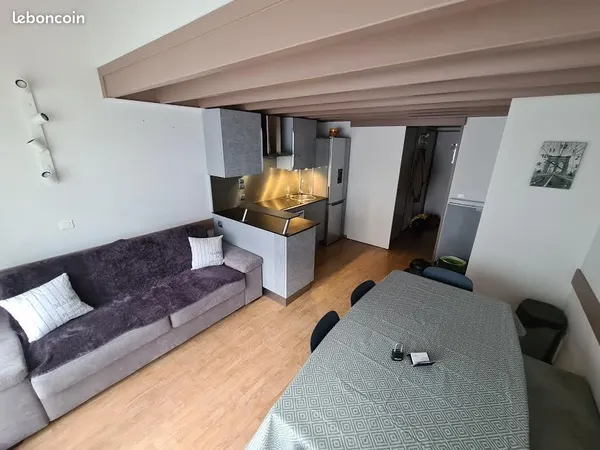 T1bis tout équipé 34m² à proximité plage du Trez