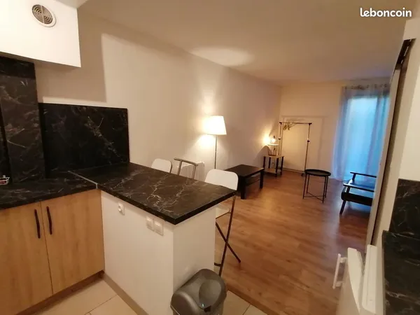 T1 bis avec jardin et cave