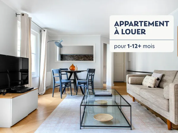 Design Renovated Invalides 1BR, near Rodin+Maillol Museums, by Blueground