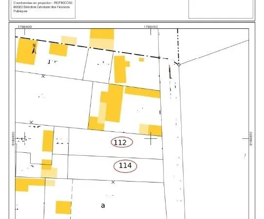 Terrain 750 m² ESTREES MONS