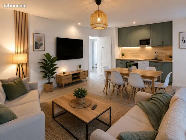 Colocation neuve & climatisée - 4 chambres - centre-ville neufchâteau - tout inclus