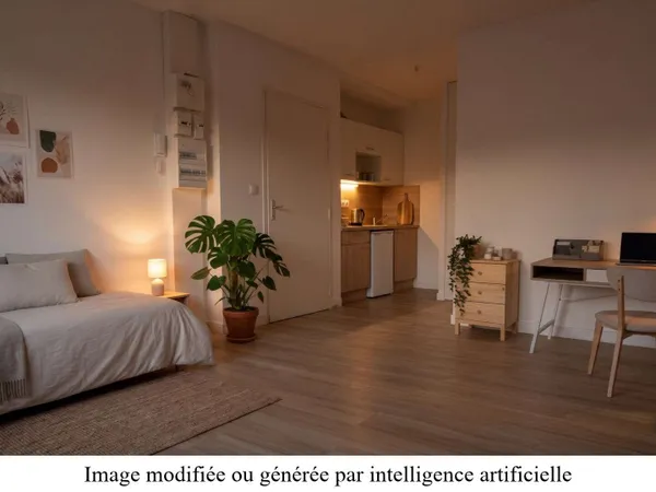 Studio 1 pièce 26 m²