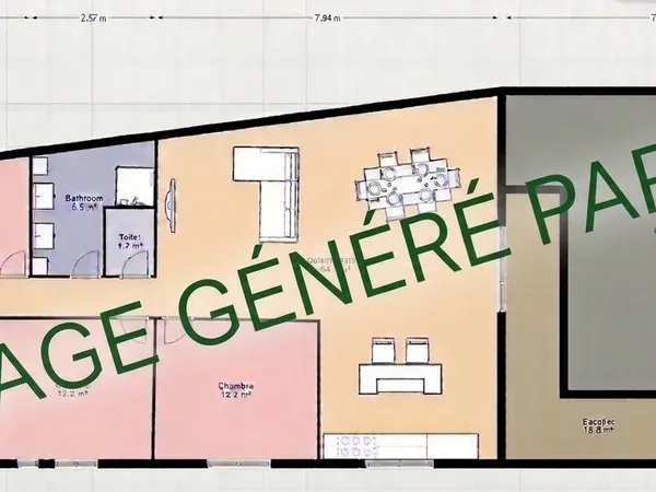 Maison 117 m2 avec terrasse et immense garage