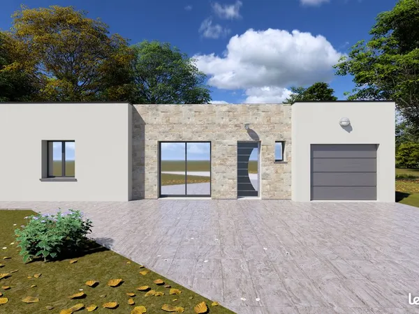 Terrain 1 412 m² + Maison 🔴 227 100 ⚪️ 139m²