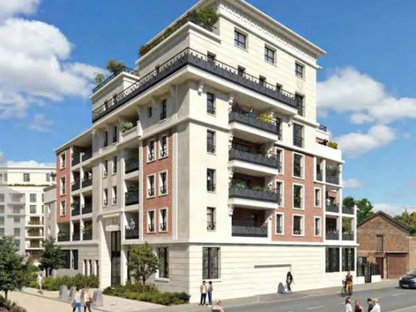 Appartement 4 pièces neuf de 83 m2 avec balcon et parking - Villeneuve-la-Garenne