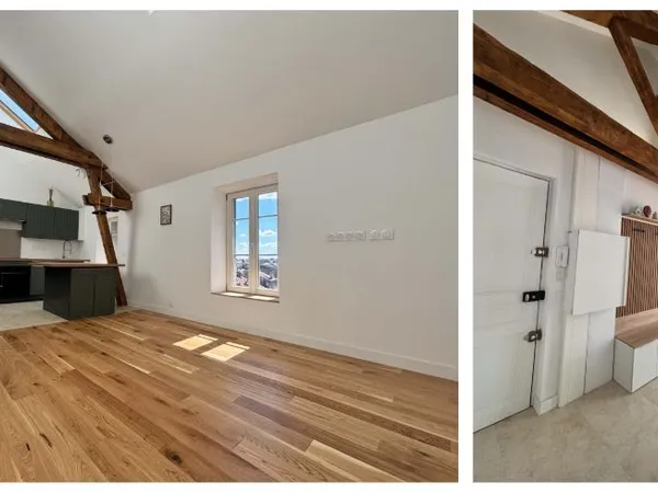 NANCY - Appartement 55 m² entièrement rénové - 2 chambres - Dernier étage - Pompe à chaleur réversib