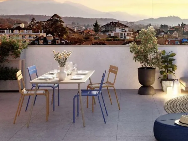 À Thonon-Les-Bains, appartement T3 avec grand balcon