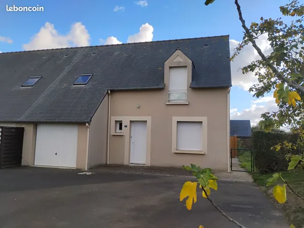 À louer - Maison T5 de 104 m² avec jardin clos et garage à Pluduno