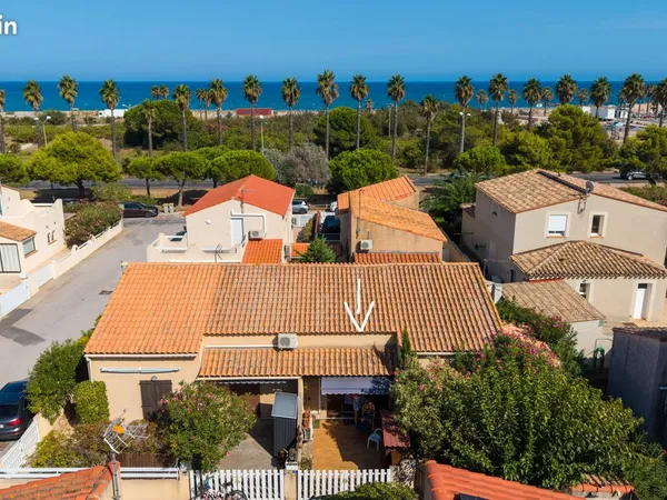 Maison meublée à 400m de la plage - 2 terrasses - climatisation - Sainte-Marie-la-Mer
