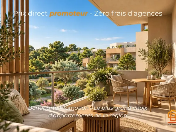 NÎMES  SUPER EMPLACEMENT  T2 NEUF AVEC TERRASSE  TVA 5,5 %  LIVRAISON DÉBUT 2027