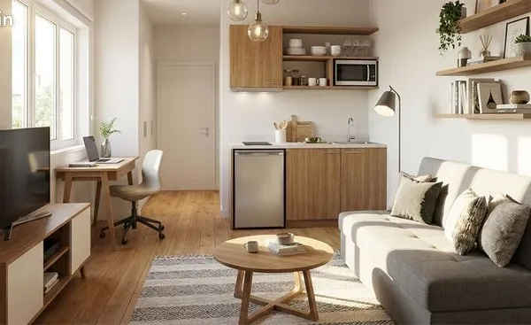 Appartement - 1 pièce - Montpellier résidence étudiante à 5 min du tramway à pied