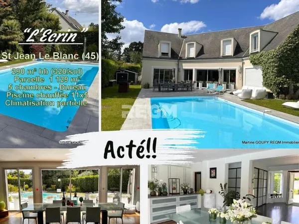 Saint-Jean-Le-Blanc (45) « l'Ecrin » Maison design actuel
