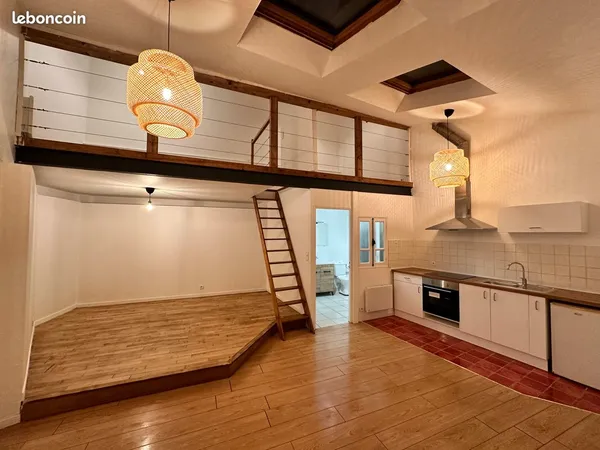 Location appartement duplex 46m2 - centre ville