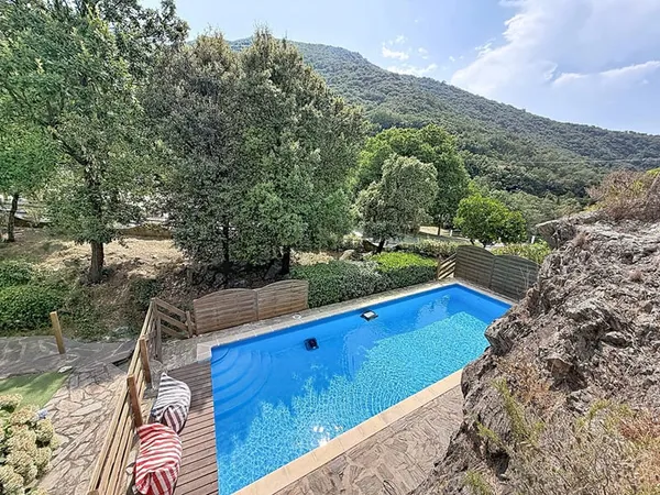 Sorède - La Vallée Heureuse - Villa de caractère rénovée avec piscine, vue sur les Albères et cadre 