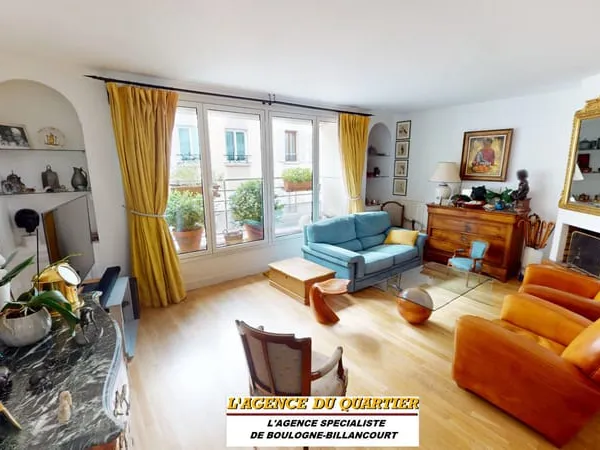 Boulogne Nord triplex comme une maison 141 m² au sol immeuble récent