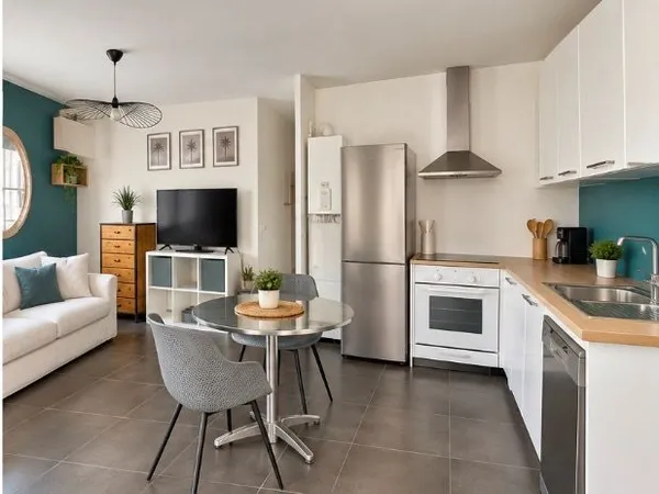 2 pièces de 43m² Terrasse 5.33m² Parking Anglet