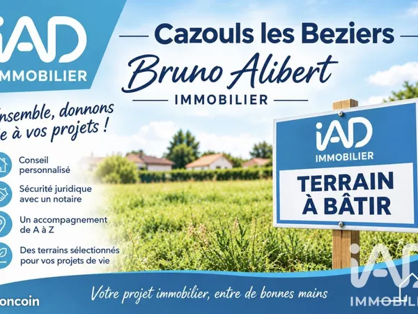 Terrain 426 m² Cazouls-lès-Béziers