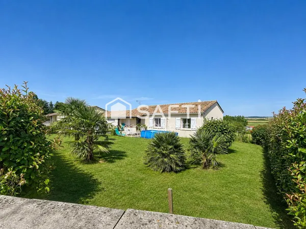 Maison de plain pied 100m² Saint Genis d'Hiersac