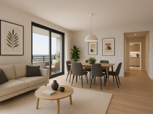 Appartement 3 pièces 66 m²