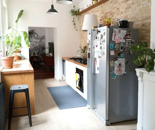 Location meublée - Appartement de charme 70 m² avec espace bureau - Centre-ville de Dieppe - 920 /mo