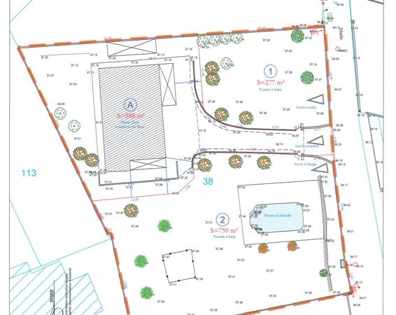 CAVEIRAC 277m² viabilisé Libre de Constructeur