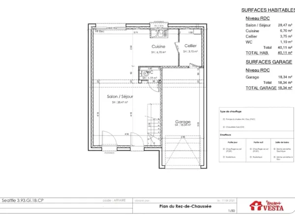 Maison neuve 5 pièces 96 m²