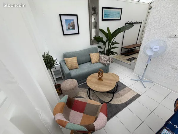 Maison meublée 2 chambres - bail mobilité /mission pro/ proche Brest/ 50m de la mer
