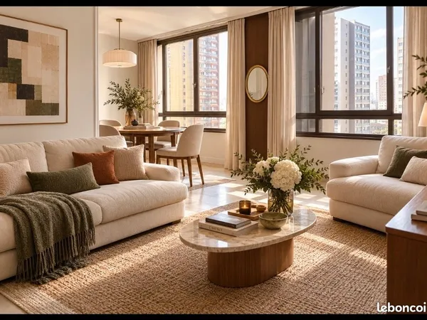 Bobigny -quartier chemin vert -2 pièces - 51 m² - 9e étage