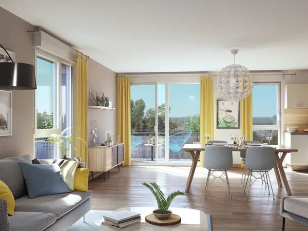 Appartement en frais réduits 3 pièces 64 m²