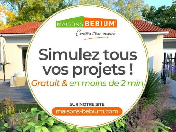 Projet de construction d'une maison 80.07 m² avec terrain à MOZAC (63)