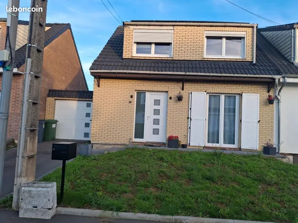 Maison à vendre à Haisnes - 3 chambres, jardin, terrasse et garage