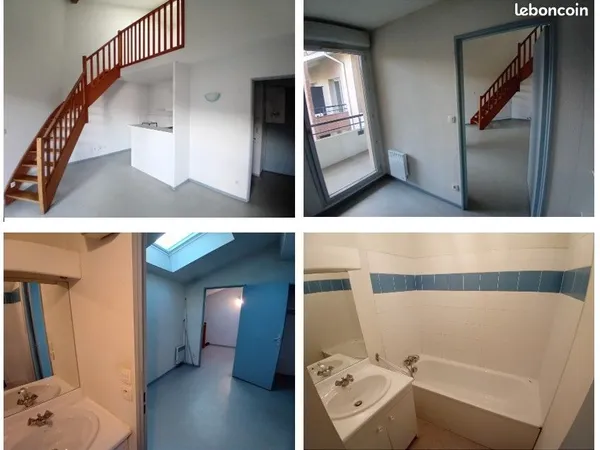 55 m2 en duplex Rangueil