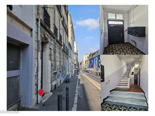 A vendre gare St Charles appartement P2 de 40 M2