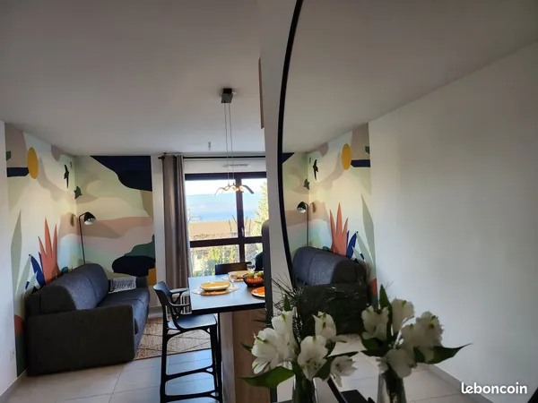 Appartement meublé 40 m2 Suite du Lac, Thonon Ouest