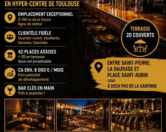 Bar, brasserie, tabac 70 m² Toulouse