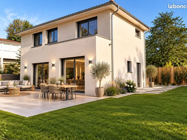 Maison neuve T5 de 150 m² avec garage et cave sur ECULLY