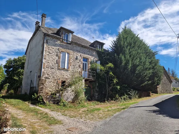 Maison en pierre - 102,53 m² - 2 chambres - Jardin - Lafage-sur-Sombre