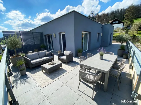 Appartement t3 attique recent - 71m² - terrasse xxl 83m² triple exposition