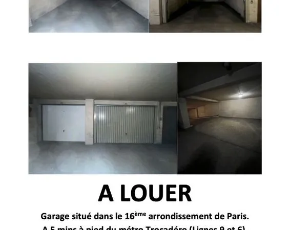 Location Garage 75016