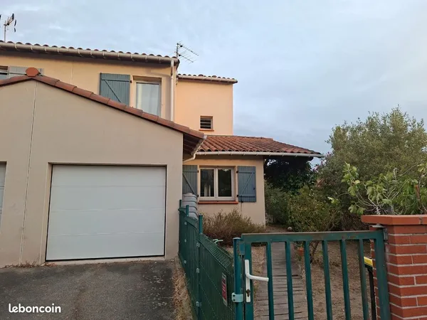 Maison T4 avec garage et jardin
