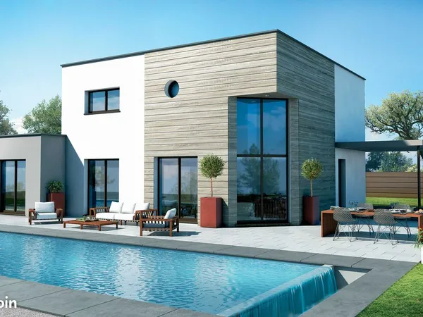 À Bouliac, un projet de construction de 220 m² vous propose une maison contemporaine à étage, pensée