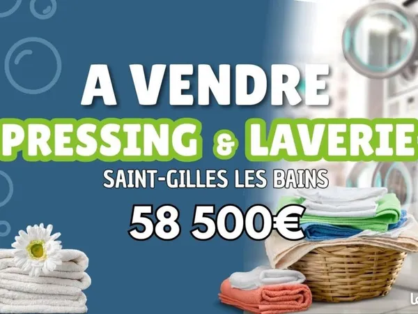 Local pressing, laverie 50 m²