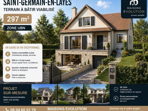 Terrain 297 m²