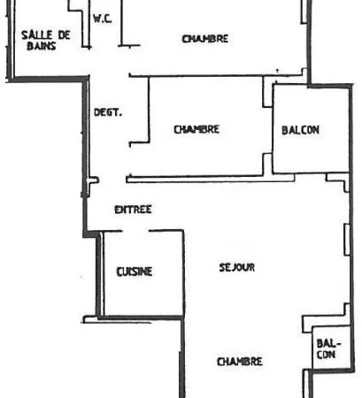 STRASBOURG CENTRE VILLE 4 PIECES 80m2 + Terrasses